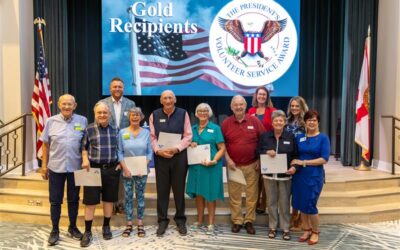 Cypress Cove Residents Honored with the President’s Volunteer Service Award